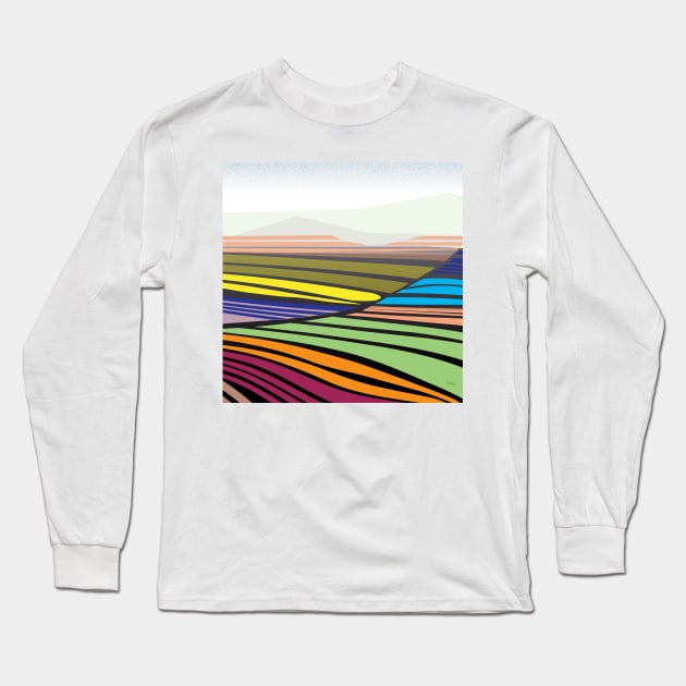 Artichoke Fields Long Sleeve T-Shirt by charker